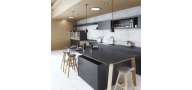 Plan de travail Charcoal Soapstone en Quartz Silestone