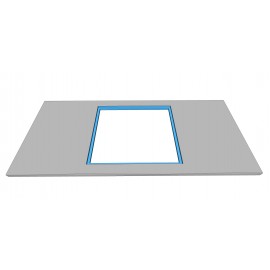 Découpe à fleur de plan pour plaque de cuisson et/ou évier (seulement sur du 20mm)
