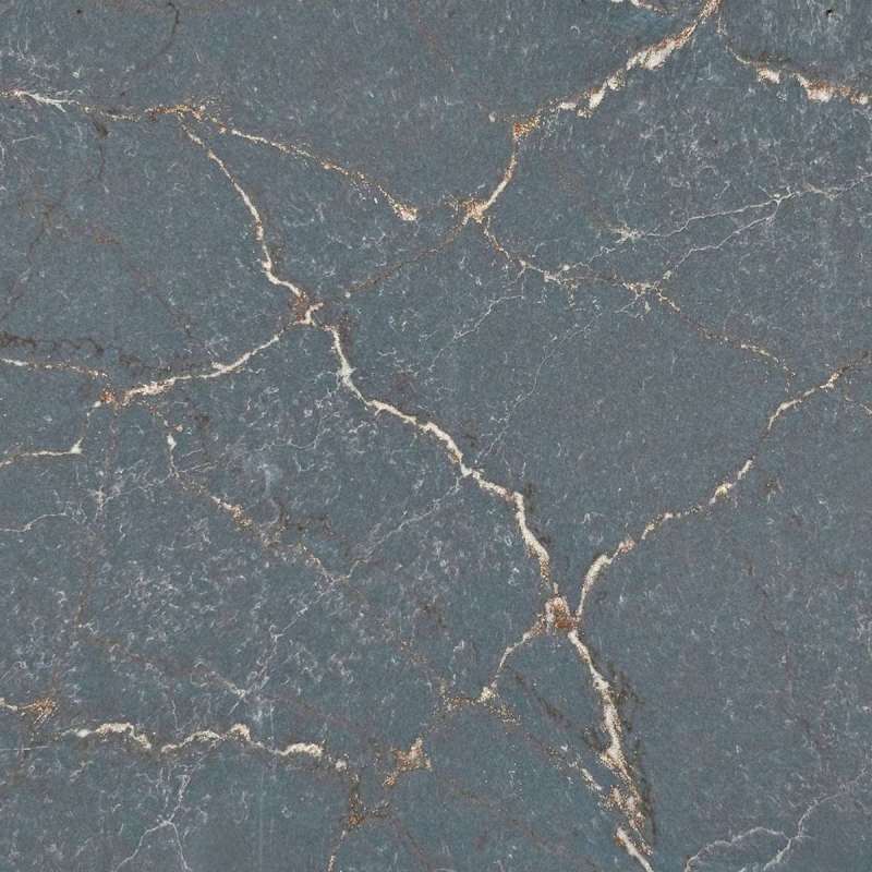 Plan de travail Parisien Bleu en Quartz Silestone