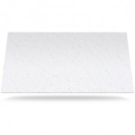 Et. Statuario Quartz Silestone - Finition Suede