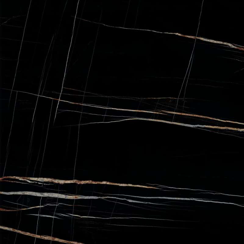 Plan de travail Sahara Noir (Bookmatch) en Céramique LAMINAM