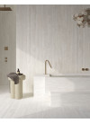 Travertino Bianco - Céramique Infinity - Finition Mat (Mat)