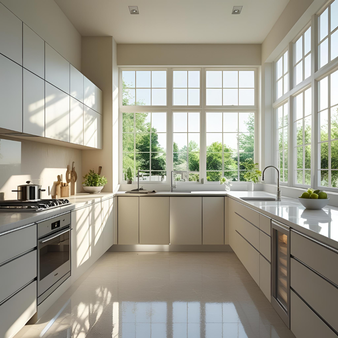 Entretien du plan de travail en verre